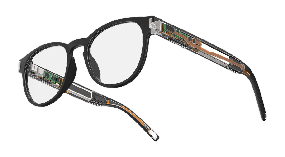 Cutaway view of Legato Frames showing the internal components