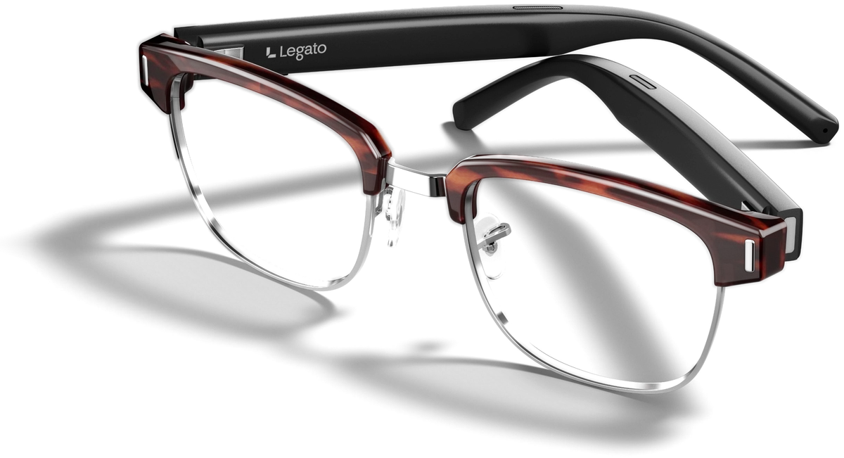 Legato Aria hearing glasses in tortoiseshell